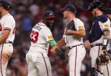 Braves’ New Celebration Has Fans Scratching Their Heads Braves' New Celebration Has Fans Scratching Their Heads