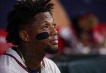 Braves Star Makes Surprise Appearance During Halftime Show Braves Star Makes Surprise Appearance During Halftime Show