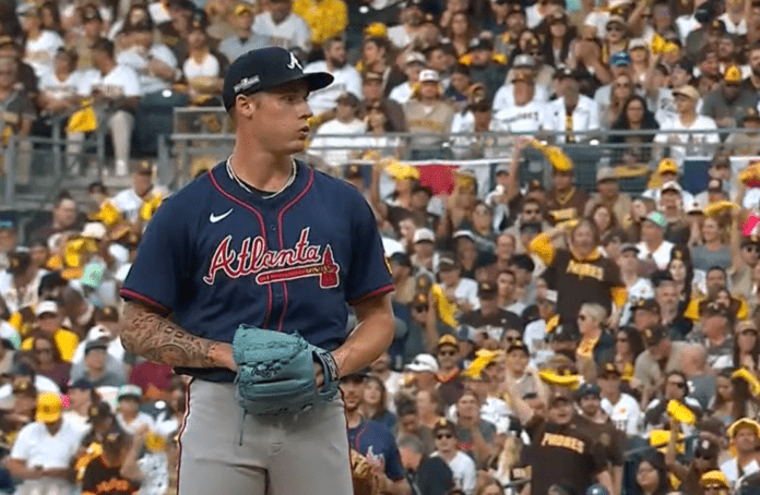 AJ Smith-Shawver starting pitcher and top prospect for the Atlanta Braves. AJ Smith-Shawver starting pitcher and top prospect for the Atlanta Braves.