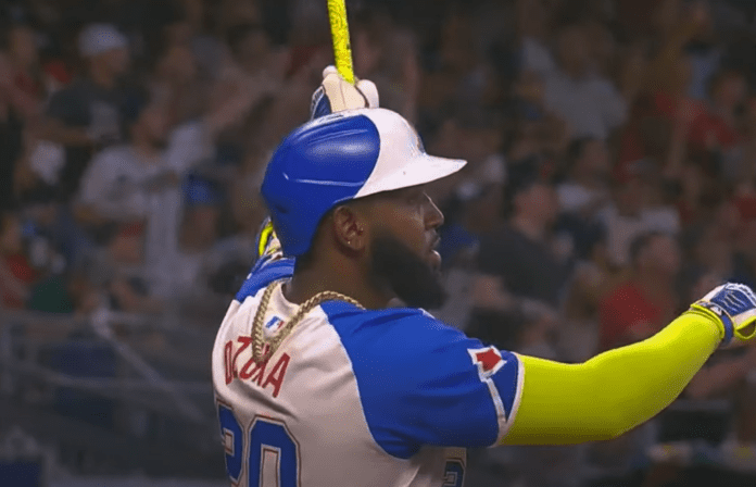 Marcell Ozuna joins list of Braves legends that participated in Home Run Derby. Marcell Ozuna joins list of Braves legends that participated in Home Run Derby.