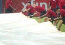 Braves Game Called Off After Torrential Downfall Braves Game Called Off After Torrential Downfall