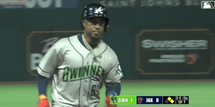 Ozzie Stripers Rehab Ozzie Albies Homerun Stripers Rehab Game