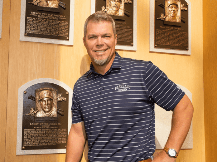 Chipper Jones HOF Chipper Jones hall of fame 3rd baseman