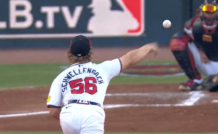 Atlanta Braves latest rookie sensation Spencer Schwellenbach. Atlanta Braves latest rookie sensation Spencer Schwellenbach.