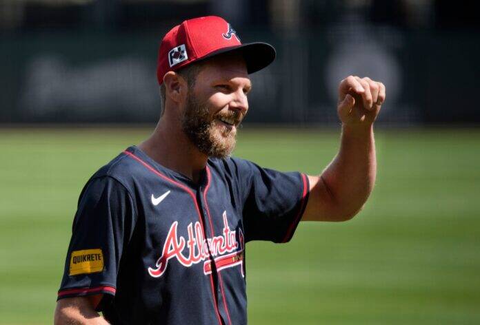 Chris Sale Hits First Braves Spring Training Bump Chris Sale Hits First Braves Spring Training Bump
