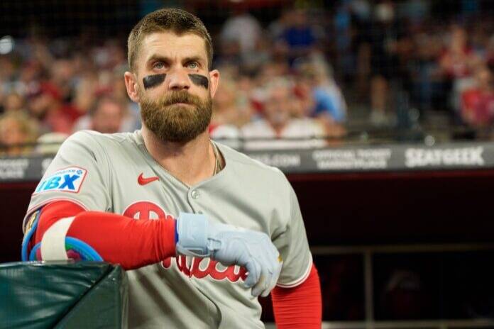 Bryce Harper Reacts to Boos after Phillies’ NLDS loss