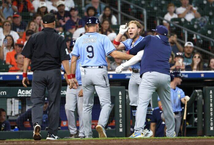 Taylor Walls Fumes At Umpire After Ejection